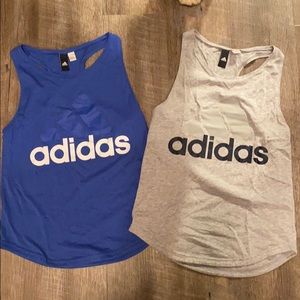 Adidas tanks tops, size small